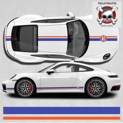 PORSCHE 992 / 991 GULF Stripes ADESIVI
