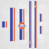 PORSCHE 992 / 991 GULF Stripes ADESIVOS