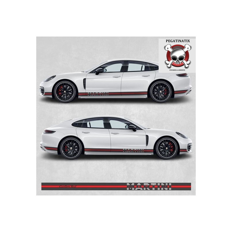 PORSCHE Panamera Martini Stripes DECALS