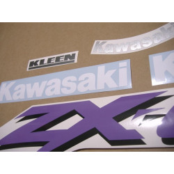 KAWASAKI ZX-6R YEAR 2002 BLUE ADESIVOS
