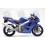 KAWASAKI ZX-6R YEAR 2002 BLUE DECALS (Compatible Product)