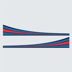 PORSCHE all Models MARTINI Stripes AUTOCOLLANT
