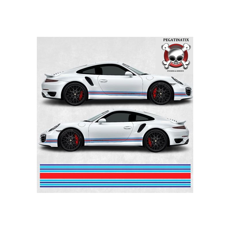 PORSCHE 991 Stripes AUFKLEBER