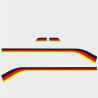 PORSCHE Fits all 911 Stripes ADESIVOS