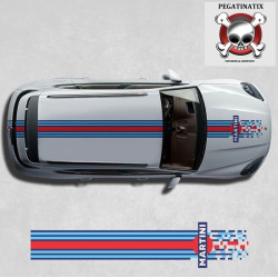 PORSCHE CAYENNE MARTINI Stripes AUFKLEBER