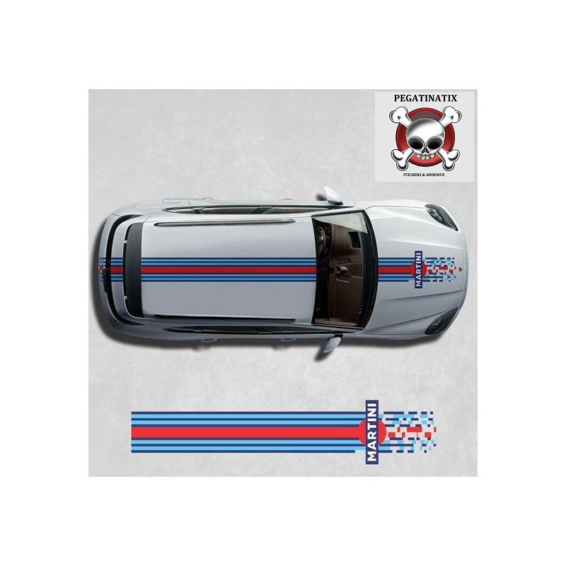 PORSCHE CAYENNE MARTINI Stripes DECALS