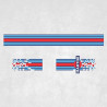 PORSCHE CAYENNE MARTINI Stripes DECALS