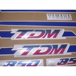 YAMAHA TDM 850 YEAR 1992 AUFKLEBER