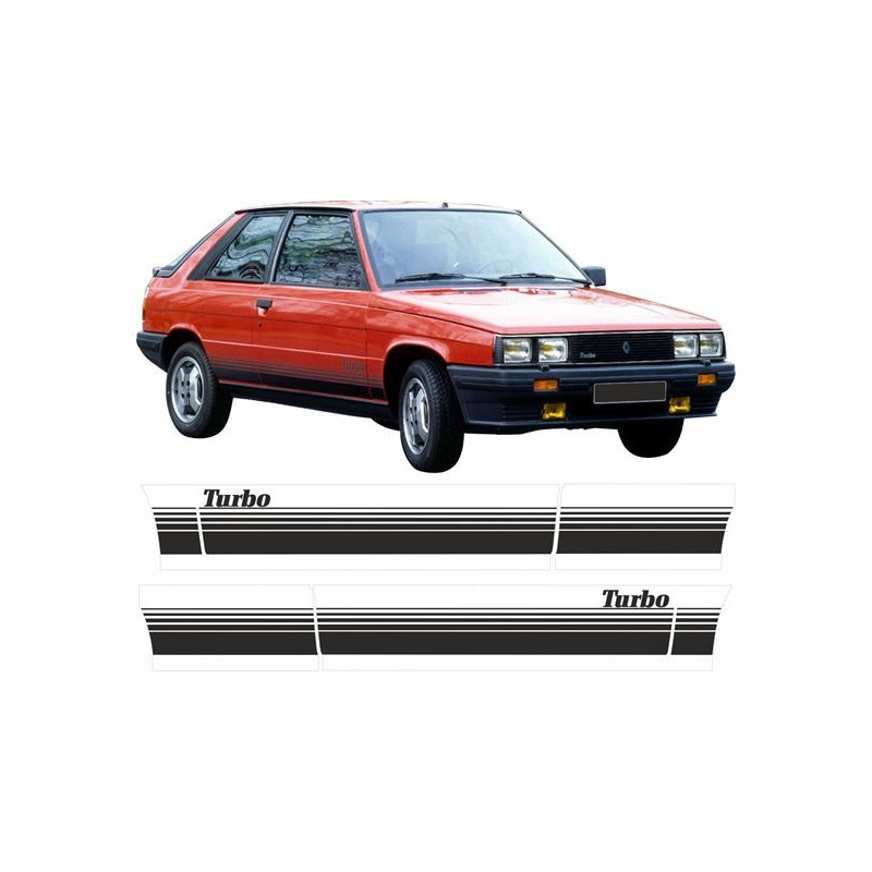 Renault 11 Turbo Stripes ADESIVOS