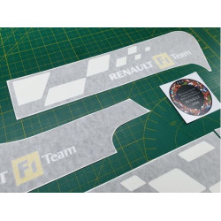 Renault Clio R27 R.S. F1 Team Stripes DECALS