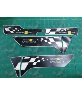 Renault Clio R27 R.S. F1 Team Stripes STICKERS (Compatible Product)