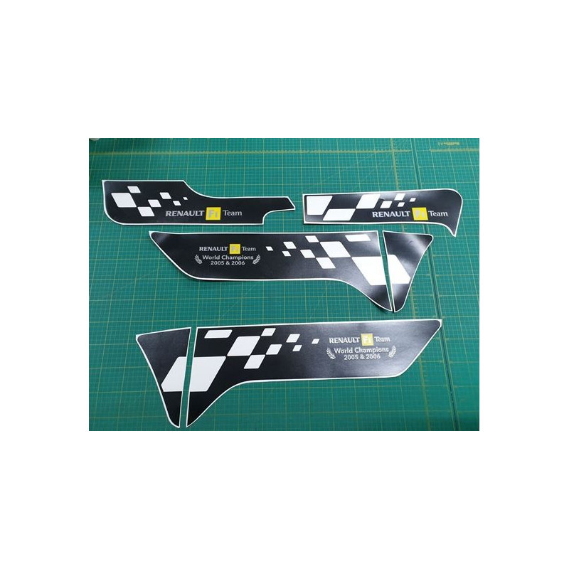 Renault Clio R27 R.S. F1 Team Stripes AUTOCOLLANT