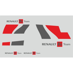 Renault Megane R26 F1 Team Stripes AUFKLEBER