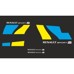 Renault Megane R26 F1 Team Stripes AUFKLEBER