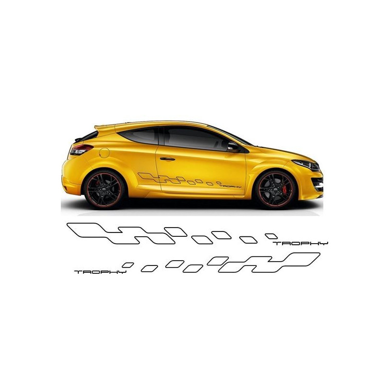 Renault Megane Trophy MK3 & MK4 Stripes AUTOCOLLANT