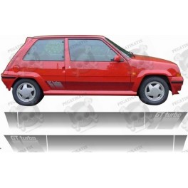 Renault 5 GT Turbo Stripes STICKERS
