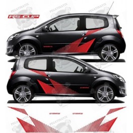 Renault Twingo RS CUP Stripes STICKERS