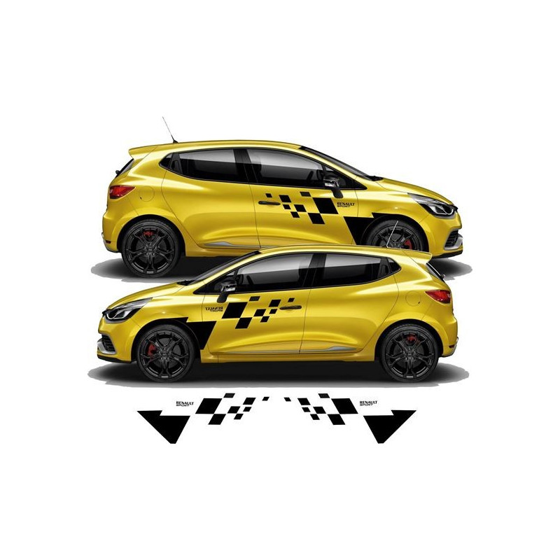 Renault Clio Mk4 SIDE RENAULT SPORT AUTOCOLLANT