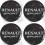 RENAULT Wheel centre Gel Badges Autocollant x4 (Produit compatible)