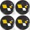 RENAULT Wheel centre Gel Badges Adhesivos x4 (Producto compatible)