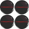 RENAULT Wheel centre Gel Badges Aufkleber x4