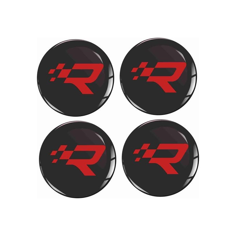 RENAULT R26R Wheel centre Gel Badhesión Adesivi x4
