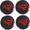 RENAULT R26R Wheel centre Gel Badges Adhesivos x4
