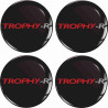 RENAULT Trophy Wheel centre Gel Badges Adesivi x4