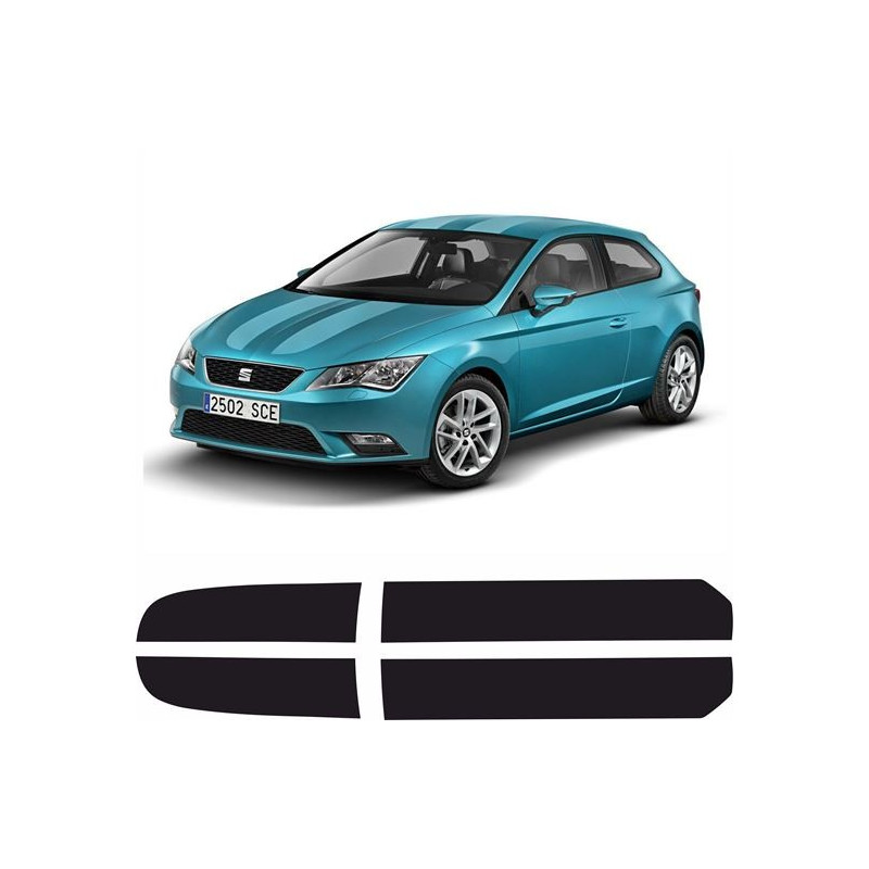 Seat Leon SC Bonnet & Roof Stripes DECALS