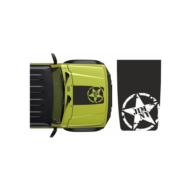 Suzuki Jimmy Military Bonnet DECALS