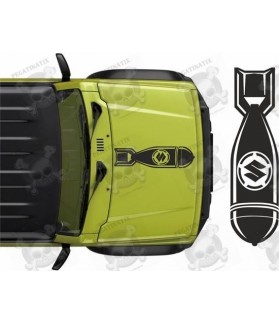 Suzuki Jimmy Bonnet STICKERS (Compatible Product)