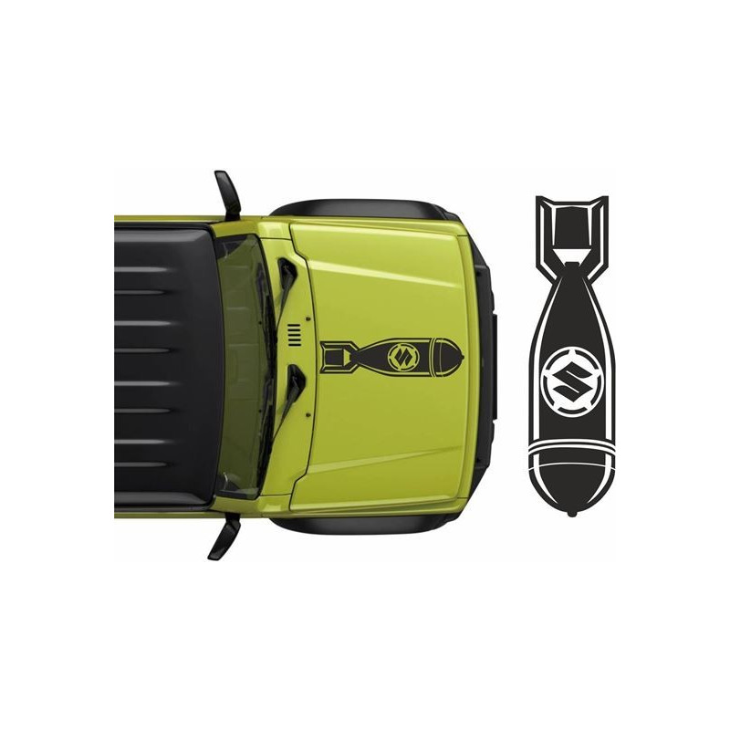 Suzuki Jimmy Bonnet AUTOCOLLANT