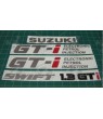 Suzuki Swift 1.3 GTi STICKERS