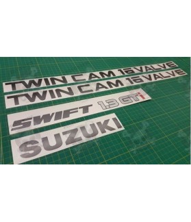Suzuki Swift 1.3 GTi Twin Cam 16 Valve STICKERS (Compatible Product)