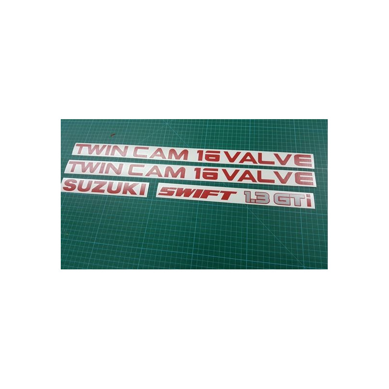 Suzuki Swift 1.3 GTi Twin Cam 16 Valve ADESIVOS