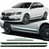 Skoda Octavia 2013-2016  side Stripes AUFKLEBER