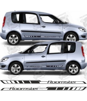 Skoda Roomster side Stripes ADHESIVOS (Producto compatible)