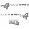 Impreza WRX Club Spec Evo 4 DECALS