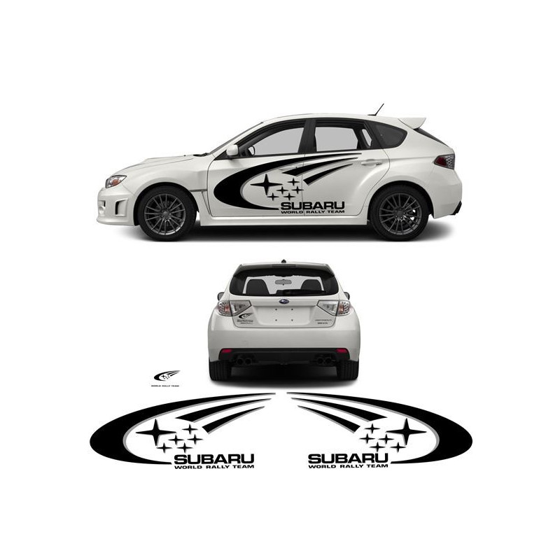 SUBARU Impreza side & rear SWRT ADESIVOS