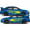 SUBARU WRX VA SWRT side Graphics AUTOCOLLANT