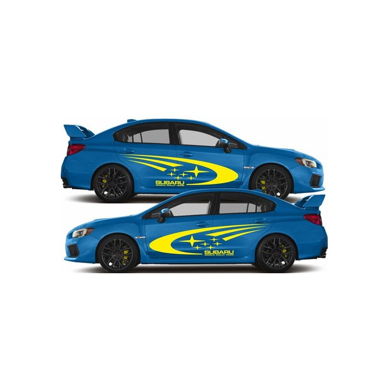 SUBARU WRX VA SWRT side Graphics ADESIVOS