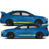 SUBARU WRX VA SWRT side STRIPES DECALS