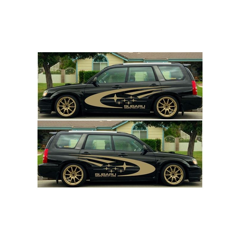 Subaru Forester Sti, Side WRC Graphics ADESIVOS