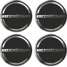 SUBARU Wheel centre Gel Badges adesivos x4