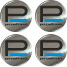 SUBARU Wheel centre Gel Badges adesivos x4