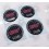 SUBARU Wheel centre Gel Badges Stickers x4 (Compatible Product)