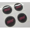 SUBARU Wheel centre Gel Badges Adhesivos x4