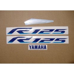 YAMAHA YZF-R125 Year 2022 BLUE/BLACK Adhesivo (Producto compatible)