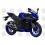 YAMAHA YZF-R125 Year 2022 BLUE/BLACK Stickers (Compatible Product)