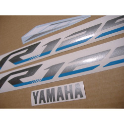 YAMAHA YZF-R125 Year 2022 MATTE BLACK AUTOCOLLANT (Produit compatible)